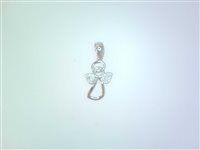 Anhänger Sommer Dame Sacro in Weißgold Diamante 0.05 Ct ANGELO_DIA - ANGELO_DIA